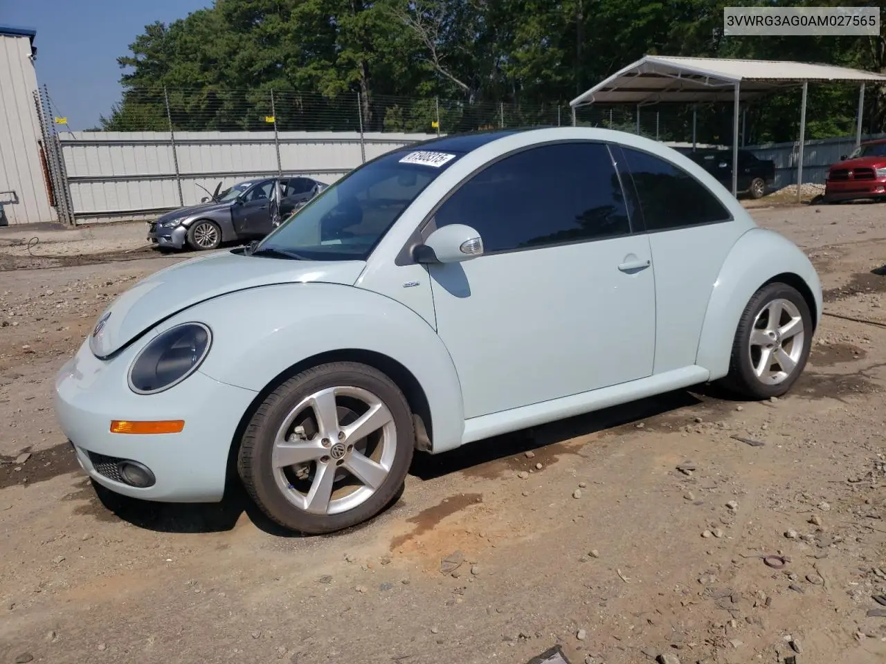 2010 Volkswagen New Beetle VIN: 3VWRG3AG0AM027565 Lot: 61908315