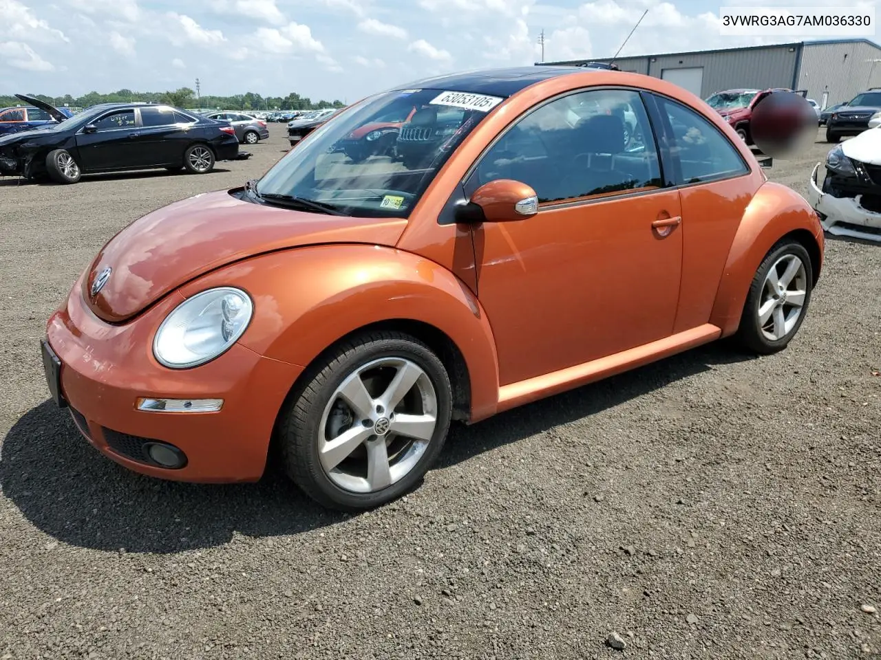2010 Volkswagen New Beetle VIN: 3VWRG3AG7AM036330 Lot: 63053105