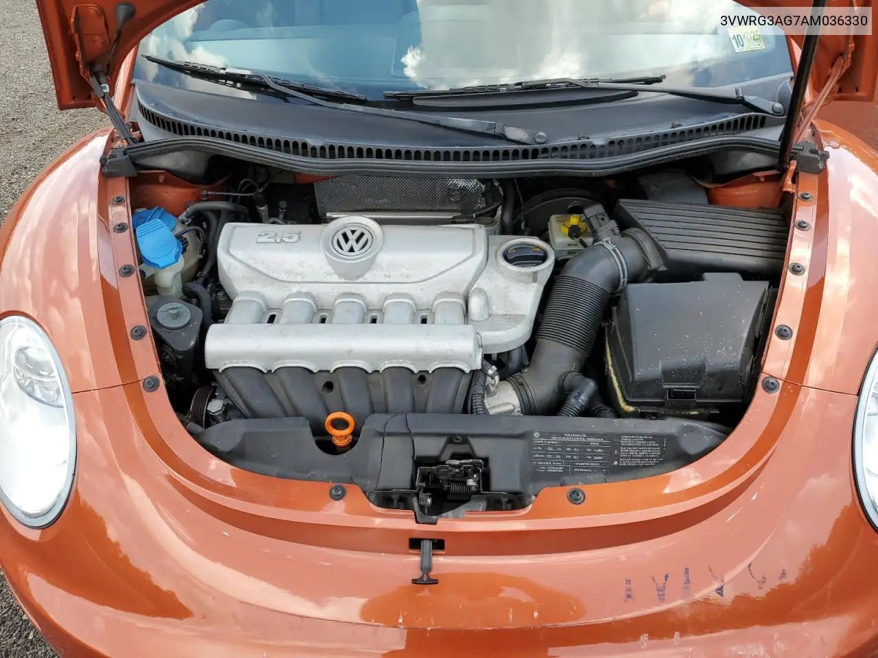 2010 Volkswagen New Beetle VIN: 3VWRG3AG7AM036330 Lot: 63053105