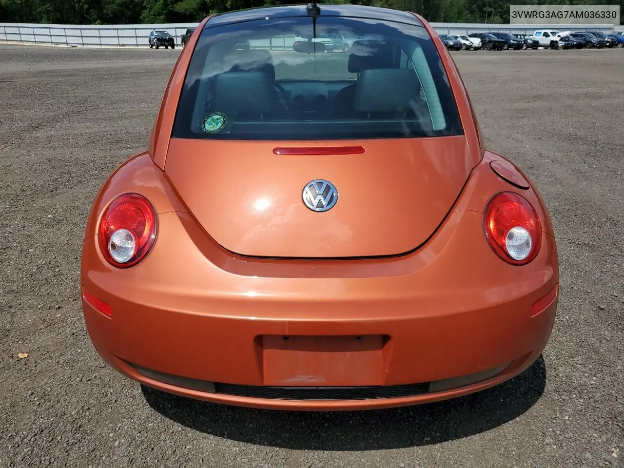 2010 Volkswagen New Beetle VIN: 3VWRG3AG7AM036330 Lot: 63053105