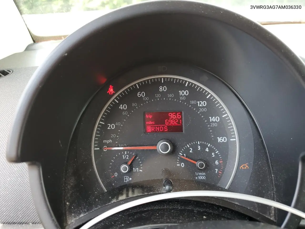 2010 Volkswagen New Beetle VIN: 3VWRG3AG7AM036330 Lot: 63053105