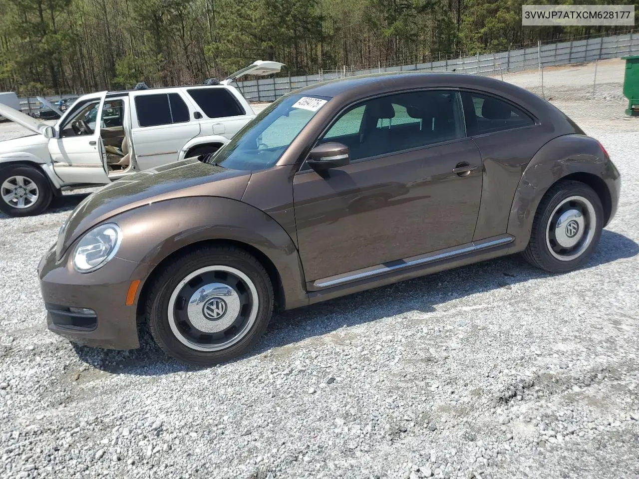 2012 Volkswagen Beetle VIN: 3VWJP7ATXCM628177 Lot: 43694775