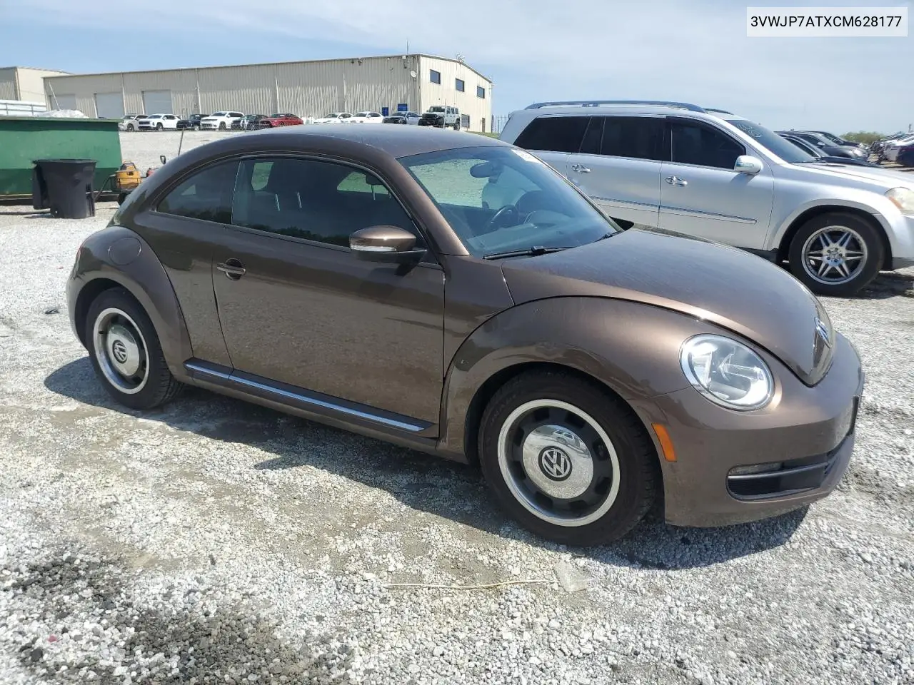 2012 Volkswagen Beetle VIN: 3VWJP7ATXCM628177 Lot: 43694775