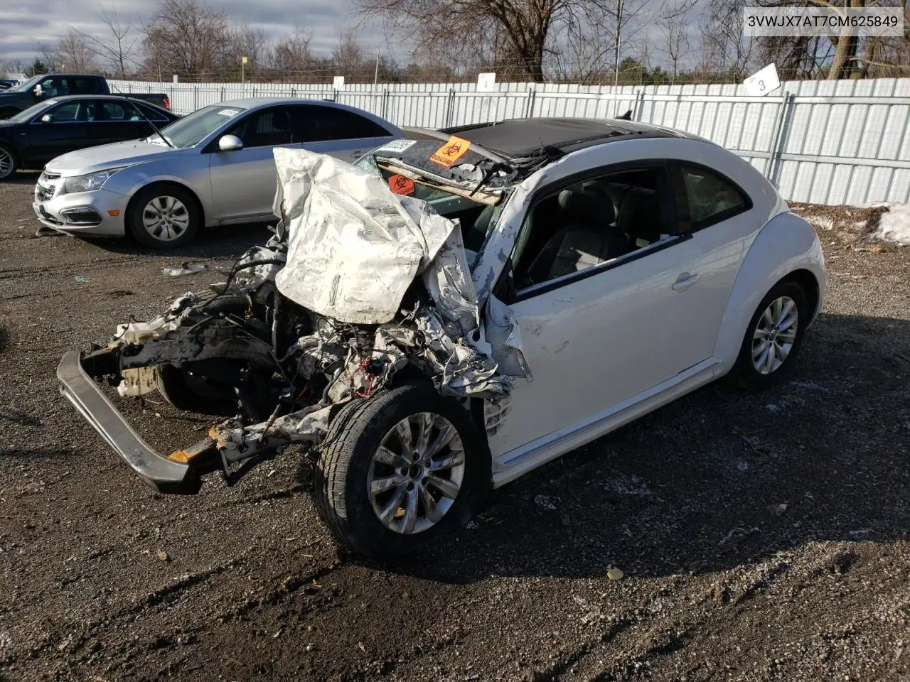 2012 Volkswagen Beetle VIN: 3VWJX7AT7CM625849 Lot: 48855295