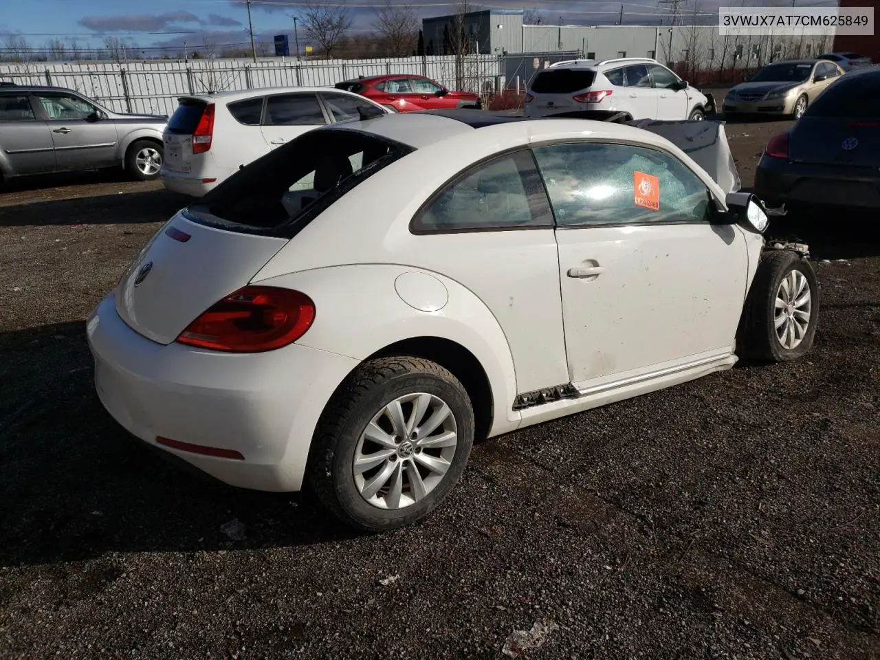 2012 Volkswagen Beetle VIN: 3VWJX7AT7CM625849 Lot: 48855295