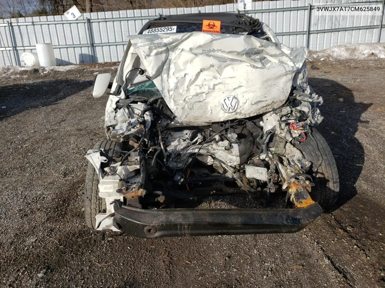 2012 Volkswagen Beetle VIN: 3VWJX7AT7CM625849 Lot: 48855295