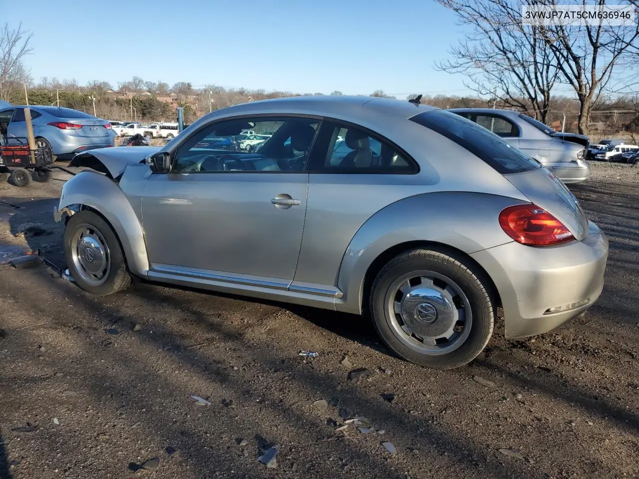 2012 Volkswagen Beetle VIN: 3VWJP7AT5CM636946 Lot: 49774645