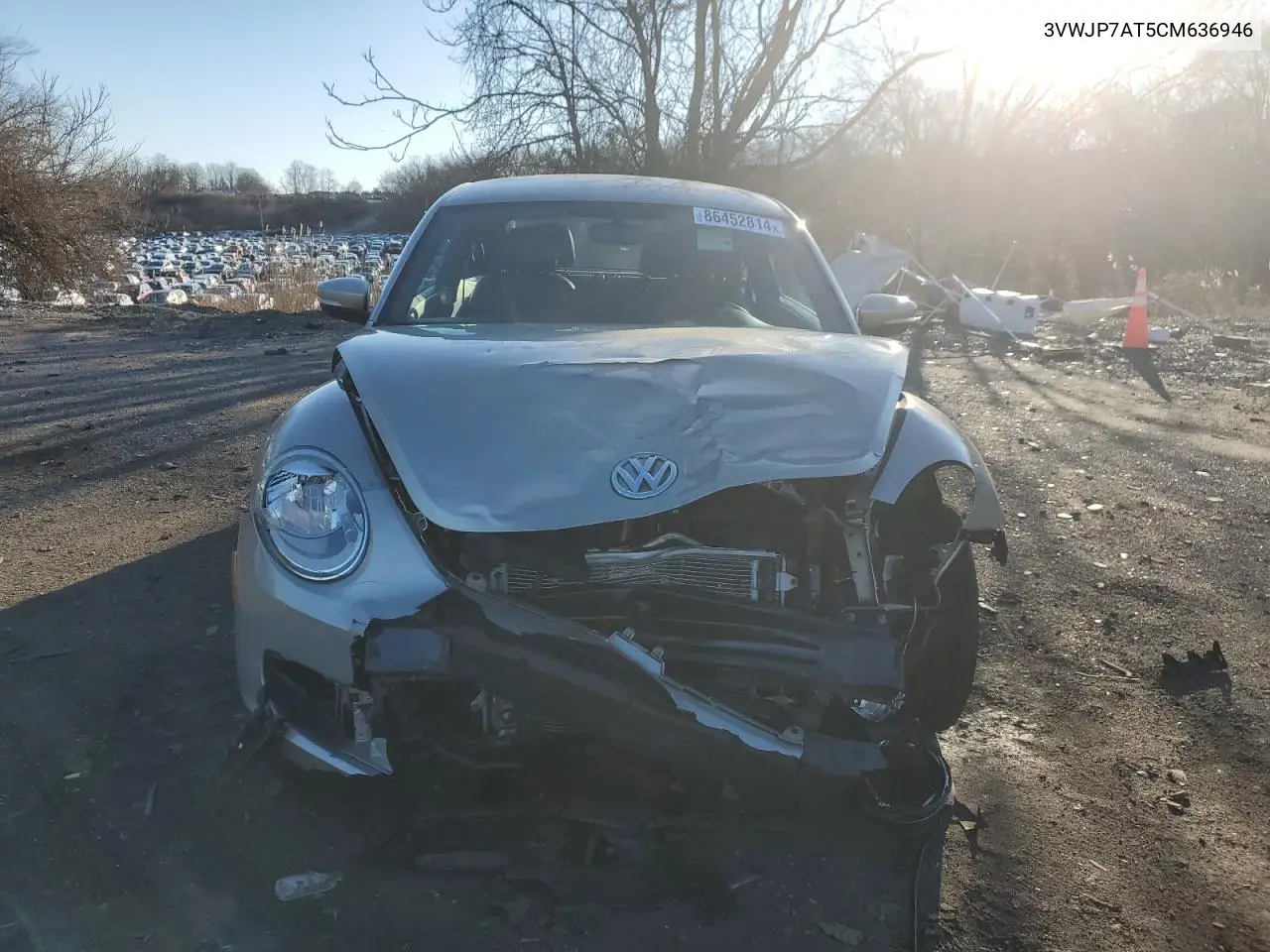 2012 Volkswagen Beetle VIN: 3VWJP7AT5CM636946 Lot: 49774645