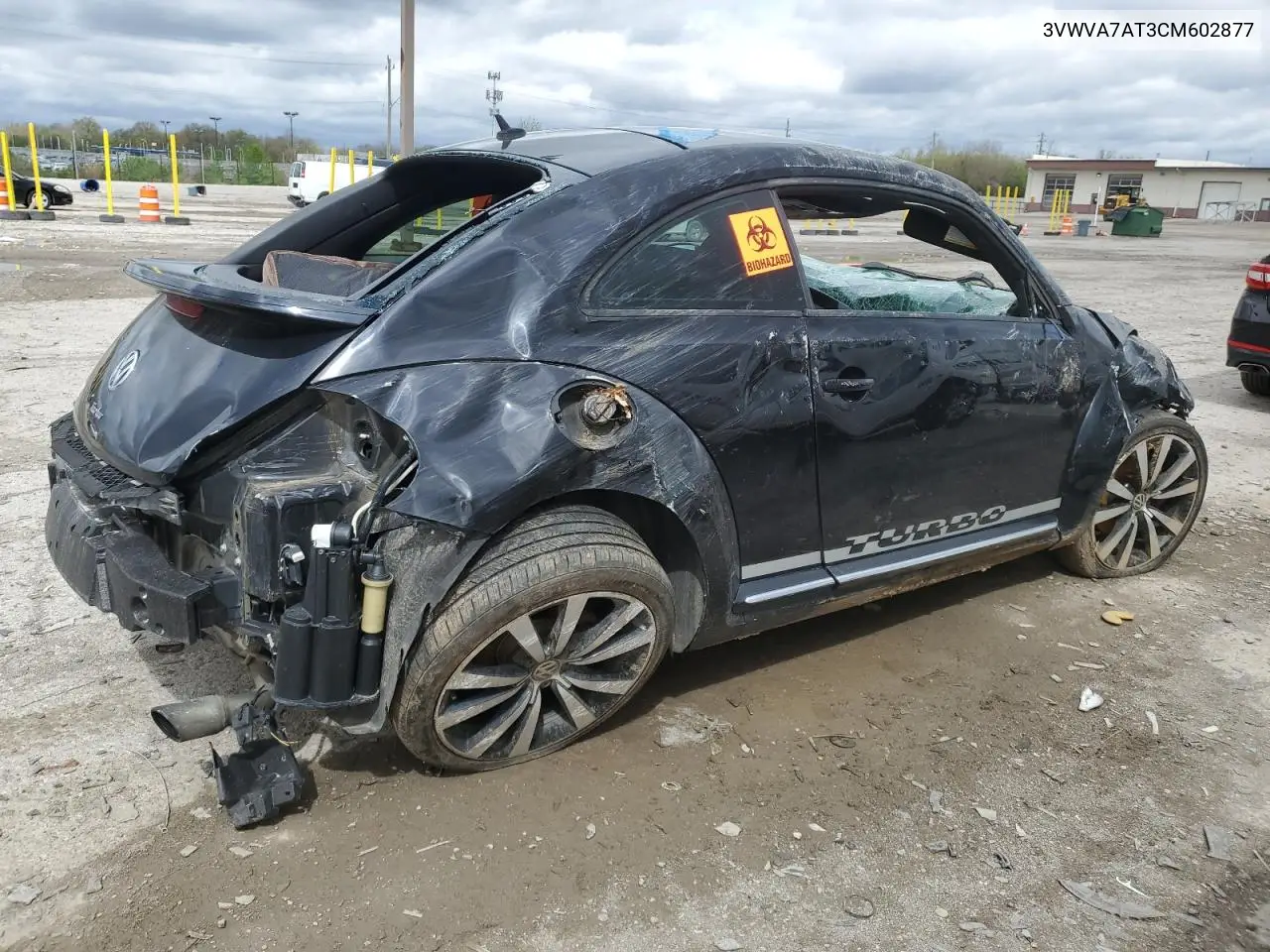 2012 Volkswagen Beetle Turbo VIN: 3VWVA7AT3CM602877 Lot: 53877605