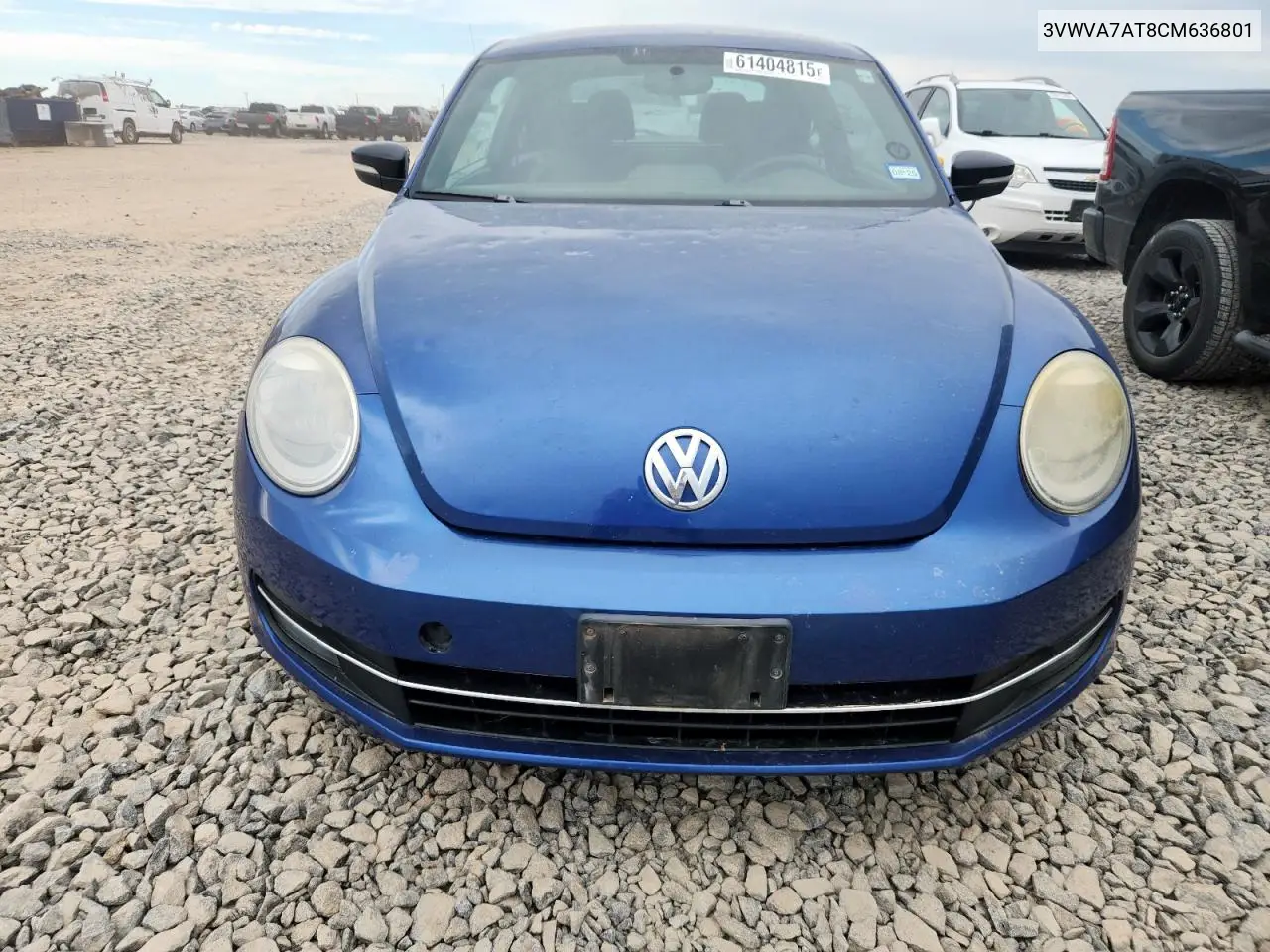 2012 Volkswagen Beetle Turbo VIN: 3VWVA7AT8CM636801 Lot: 61404815