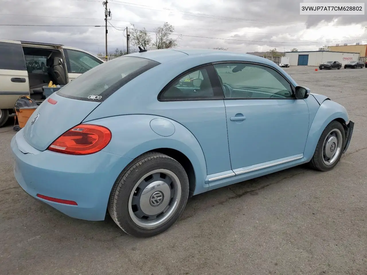 2012 Volkswagen Beetle VIN: 3VWJP7AT7CM628802 Lot: 61827815
