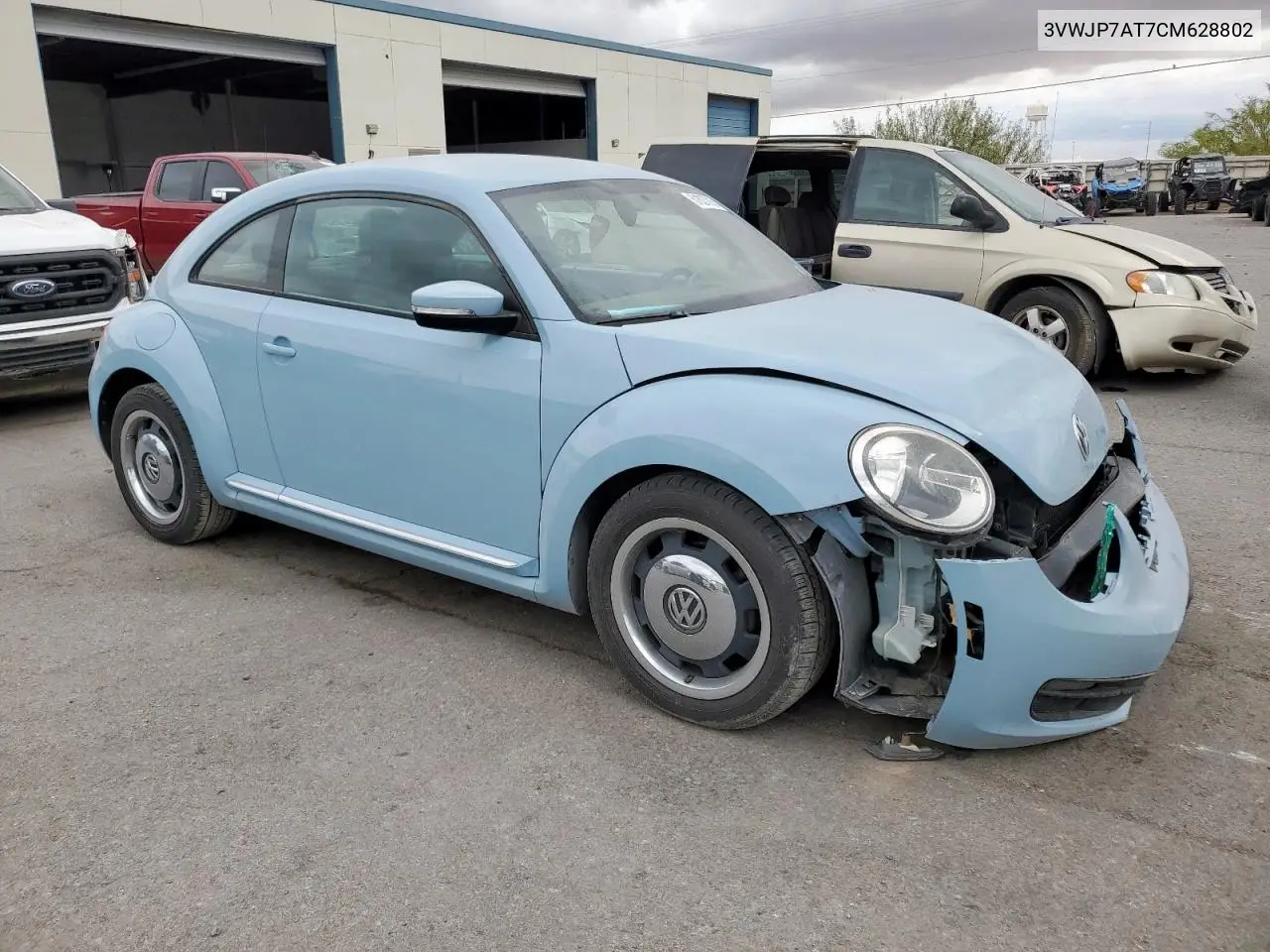 2012 Volkswagen Beetle VIN: 3VWJP7AT7CM628802 Lot: 61827815