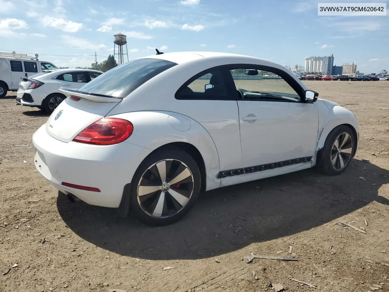 2012 Volkswagen Beetle Turbo VIN: 3VWV67AT9CM620642 Lot: 62076105
