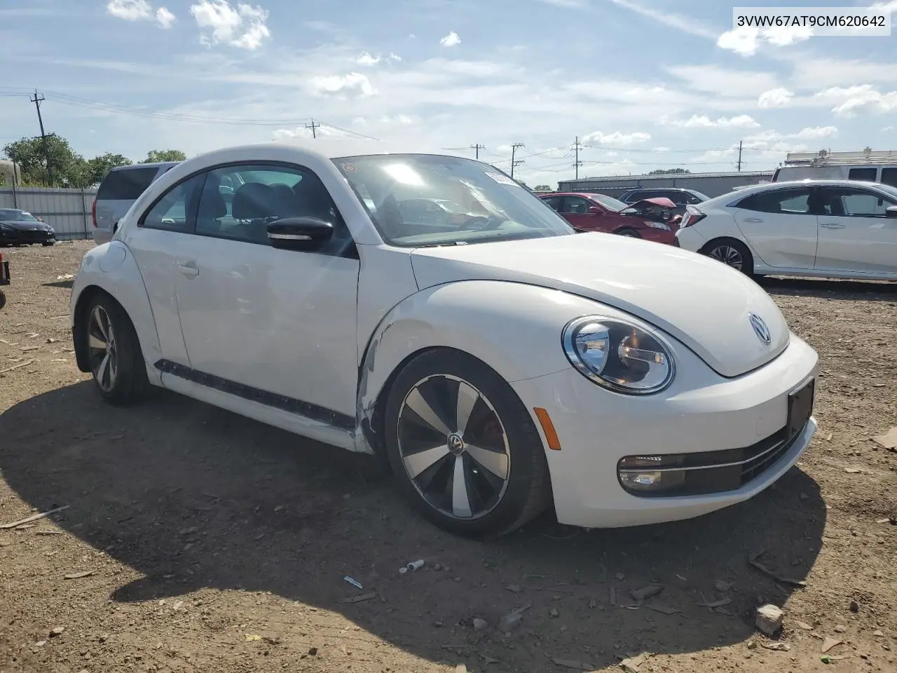 2012 Volkswagen Beetle Turbo VIN: 3VWV67AT9CM620642 Lot: 62076105