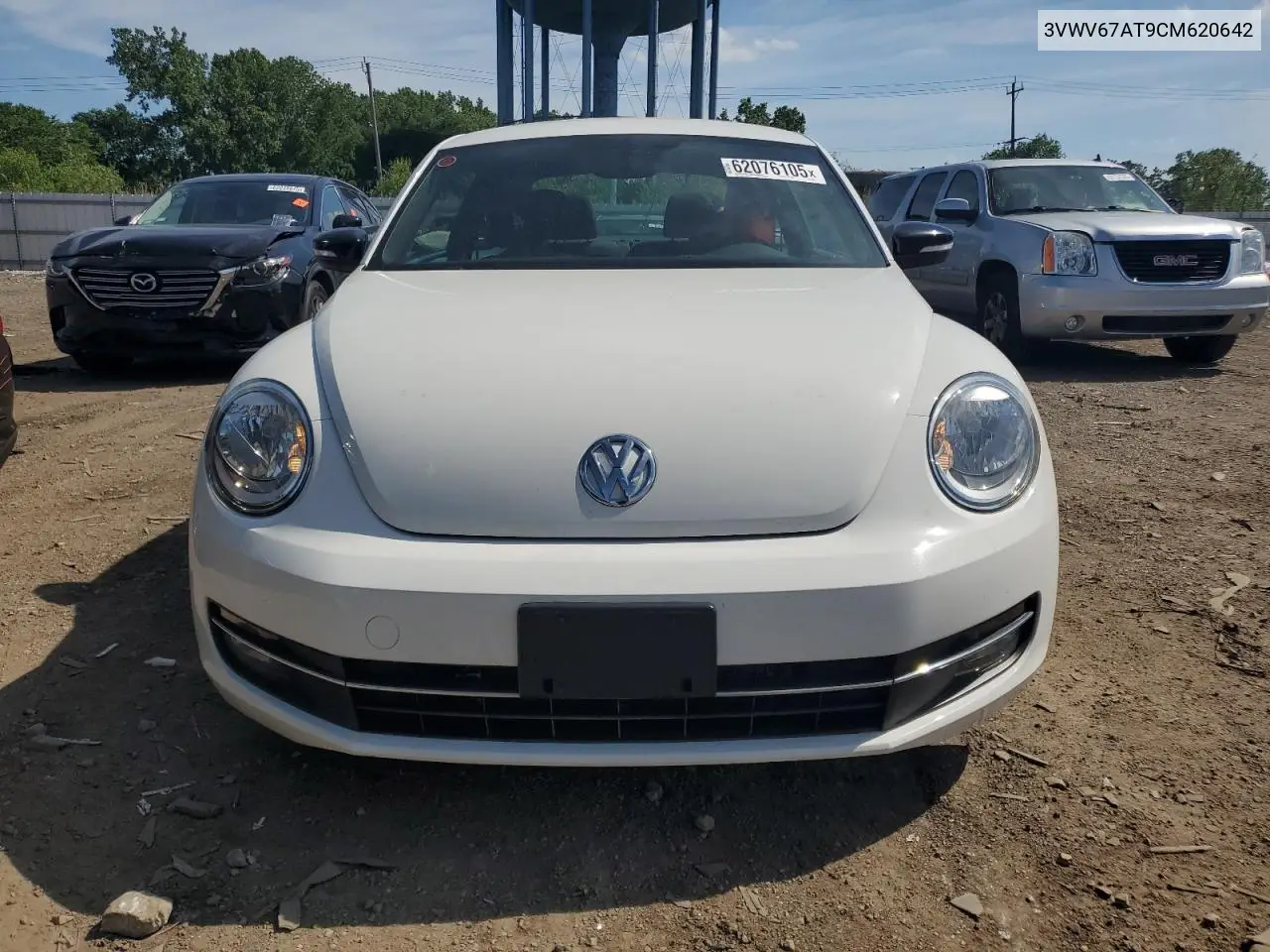 2012 Volkswagen Beetle Turbo VIN: 3VWV67AT9CM620642 Lot: 62076105