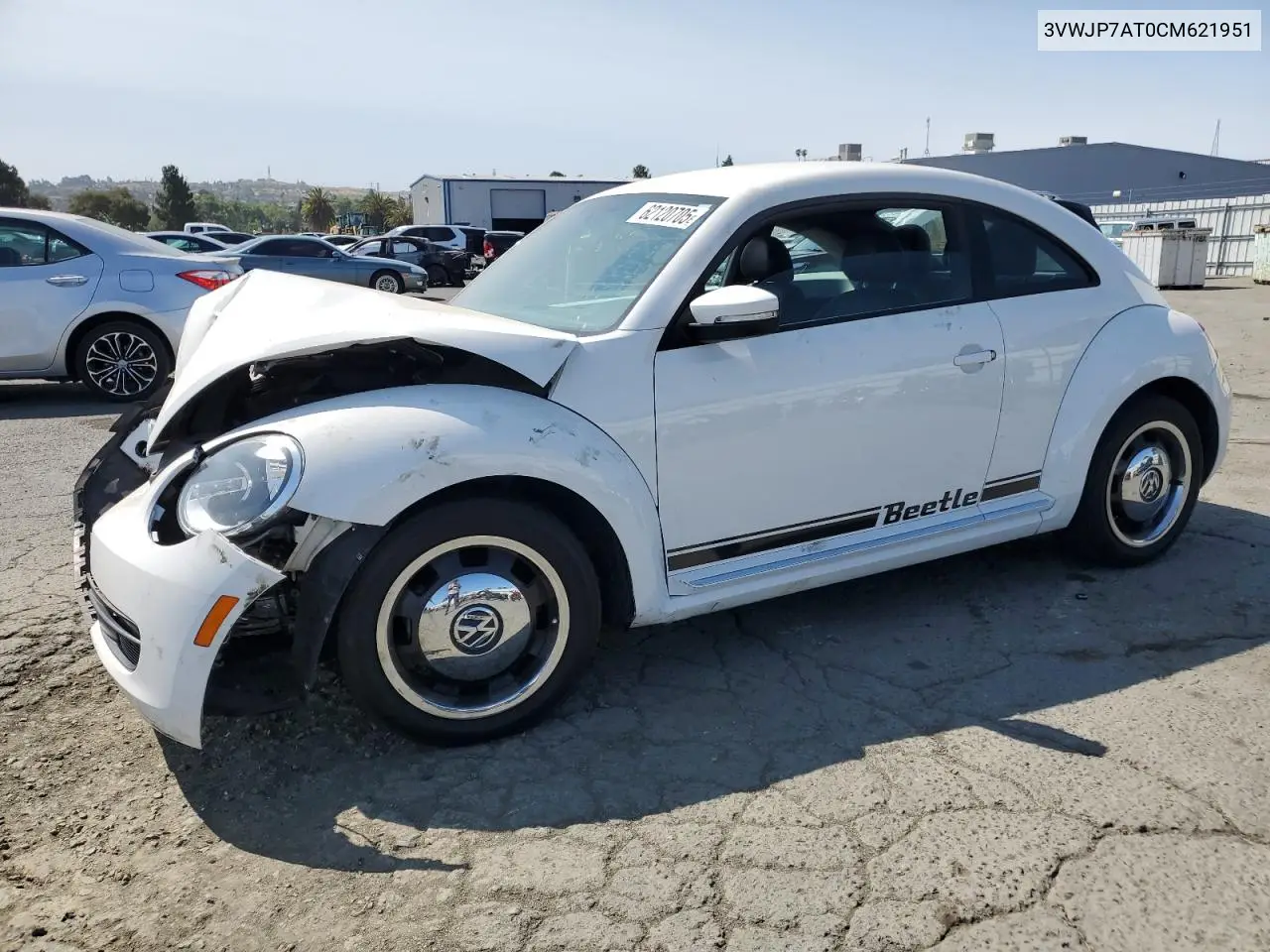 2012 Volkswagen Beetle VIN: 3VWJP7AT0CM621951 Lot: 62120705