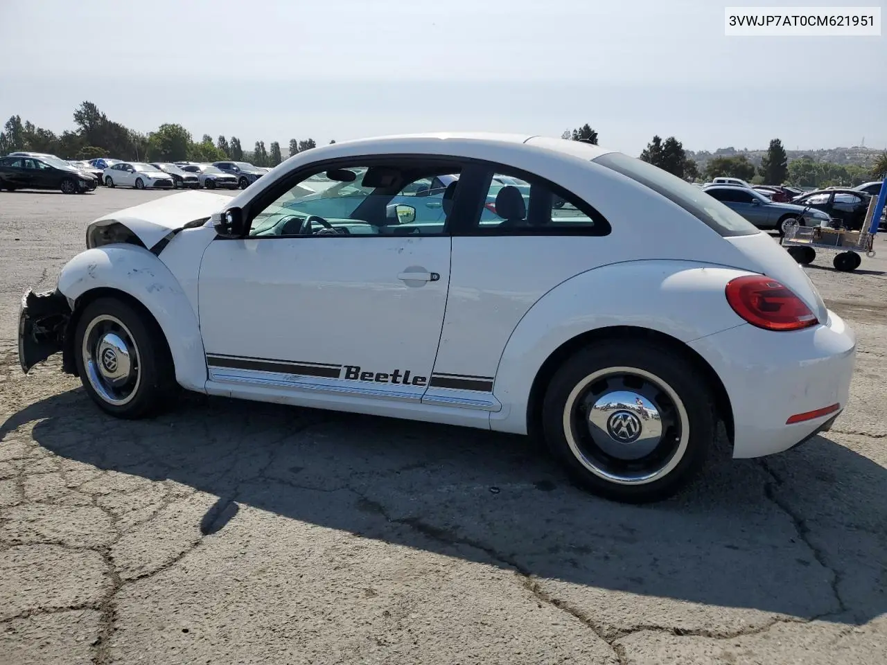 2012 Volkswagen Beetle VIN: 3VWJP7AT0CM621951 Lot: 62120705