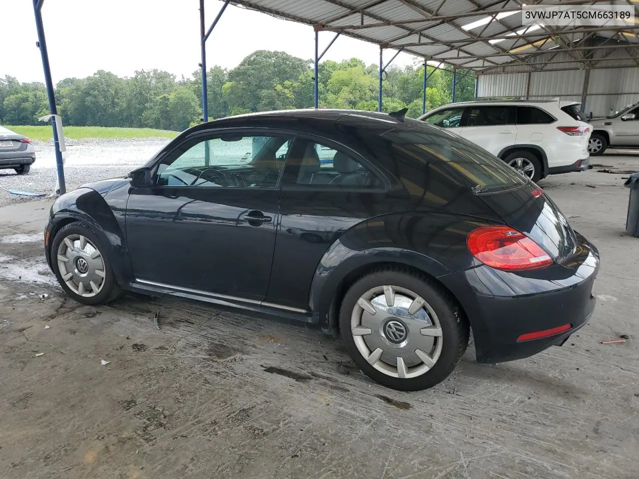 2012 Volkswagen Beetle VIN: 3VWJP7AT5CM663189 Lot: 62386605