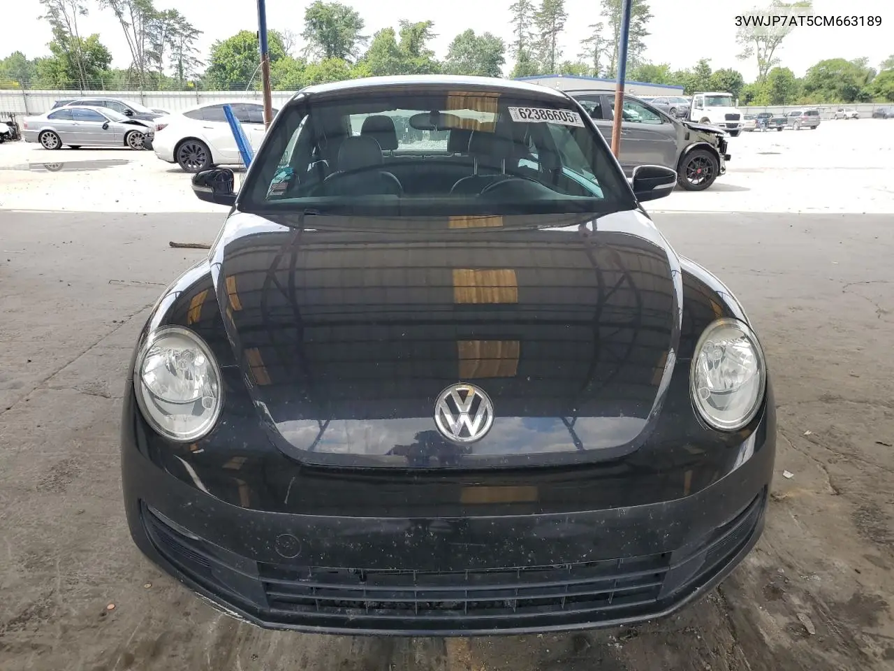 2012 Volkswagen Beetle VIN: 3VWJP7AT5CM663189 Lot: 62386605