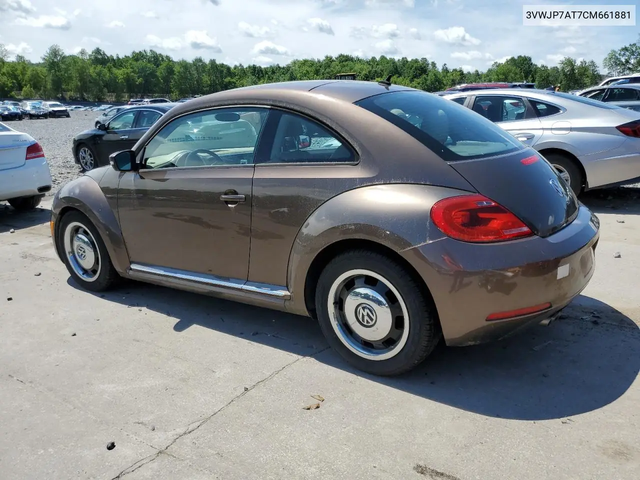 2012 Volkswagen Beetle VIN: 3VWJP7AT7CM661881 Lot: 63196205