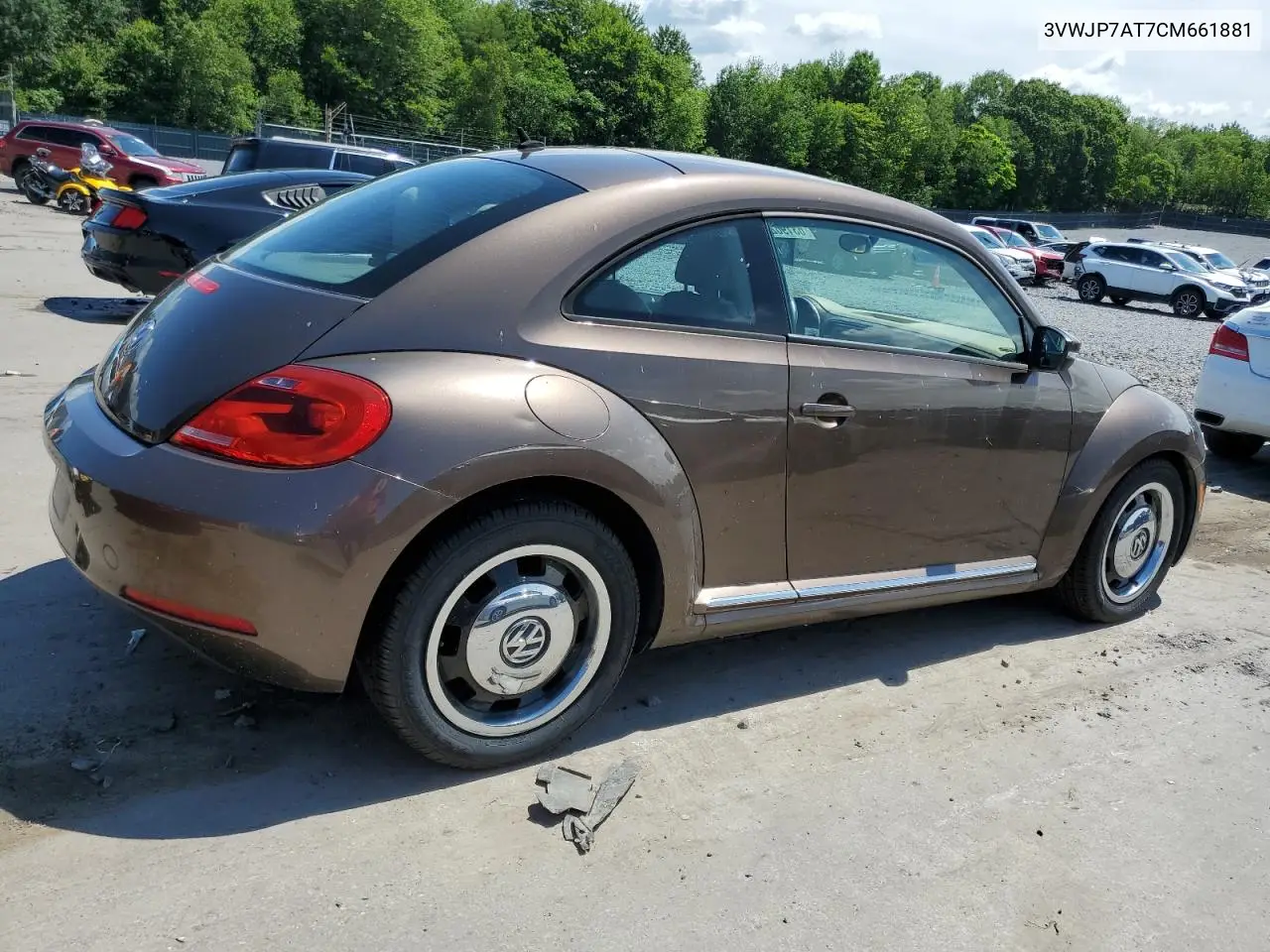 2012 Volkswagen Beetle VIN: 3VWJP7AT7CM661881 Lot: 63196205