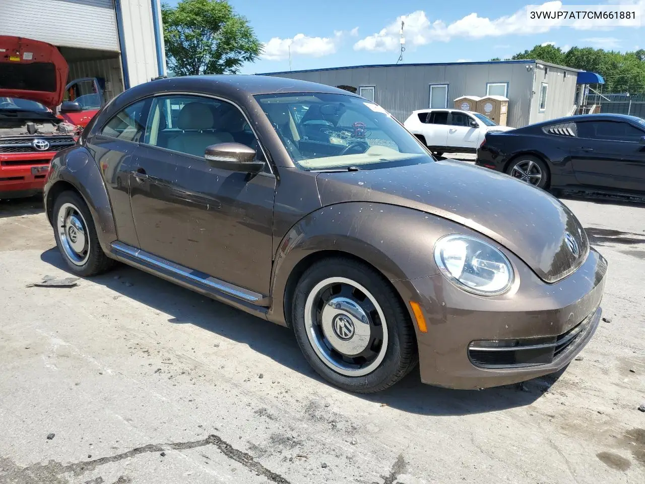 2012 Volkswagen Beetle VIN: 3VWJP7AT7CM661881 Lot: 63196205