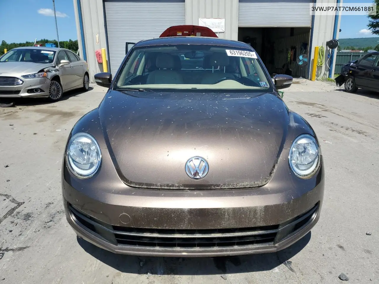 2012 Volkswagen Beetle VIN: 3VWJP7AT7CM661881 Lot: 63196205