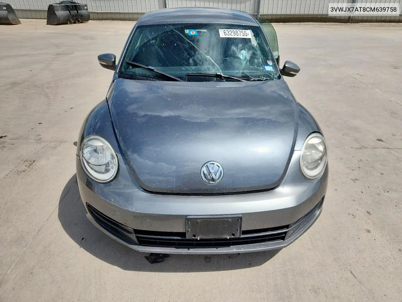 2012 Volkswagen Beetle VIN: 3VWJX7AT8CM639758 Lot: 63298755