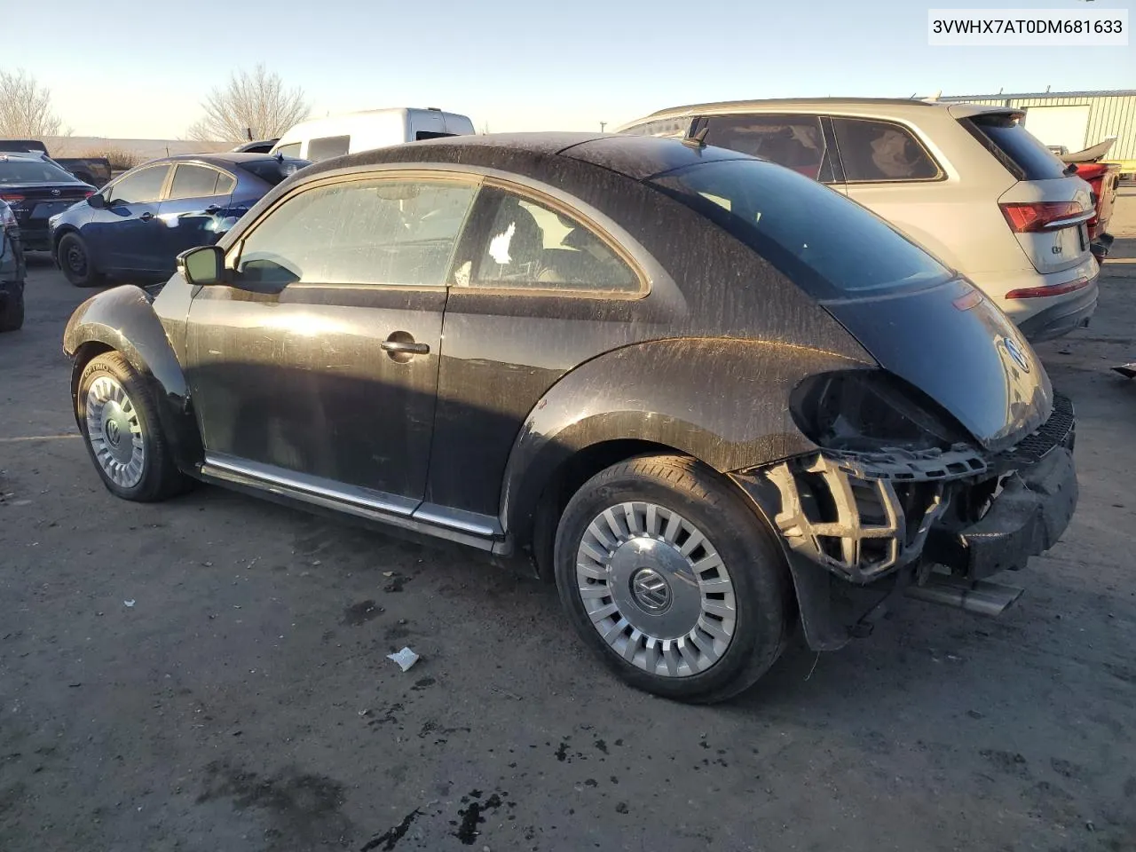 2013 Volkswagen Beetle VIN: 3VWHX7AT0DM681633 Lot: 43077395