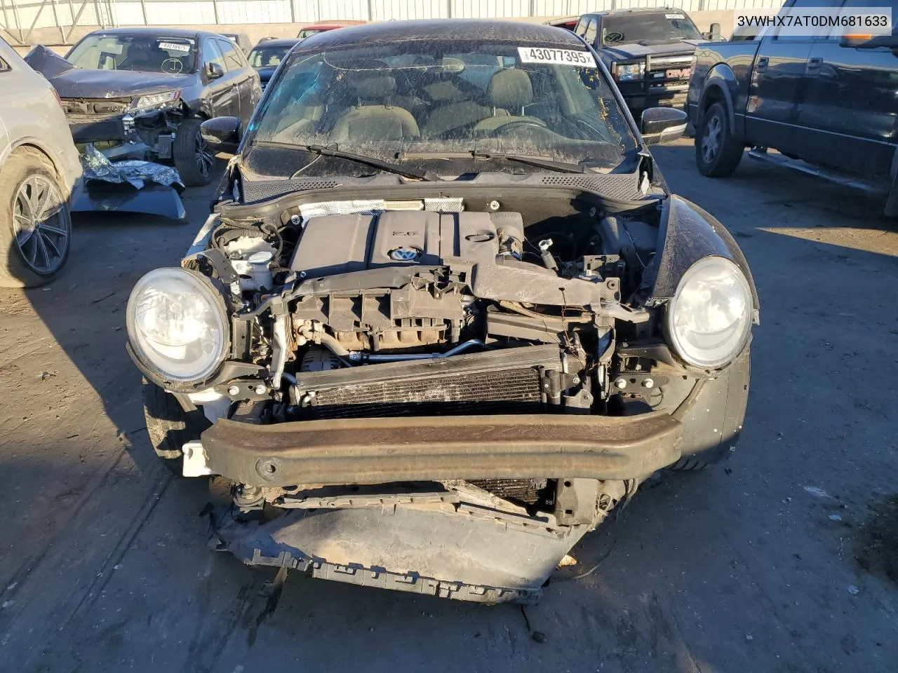 2013 Volkswagen Beetle VIN: 3VWHX7AT0DM681633 Lot: 43077395