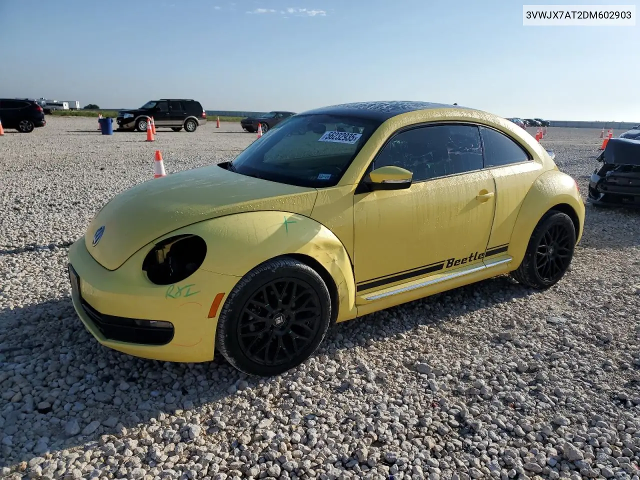 2013 Volkswagen Beetle VIN: 3VWJX7AT2DM602903 Lot: 56232935