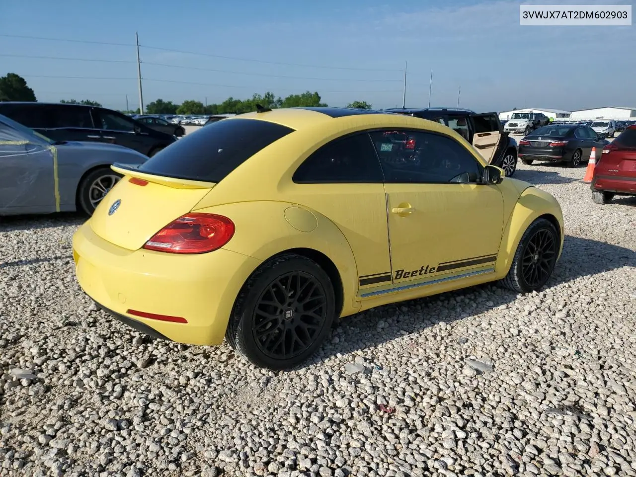 2013 Volkswagen Beetle VIN: 3VWJX7AT2DM602903 Lot: 56232935