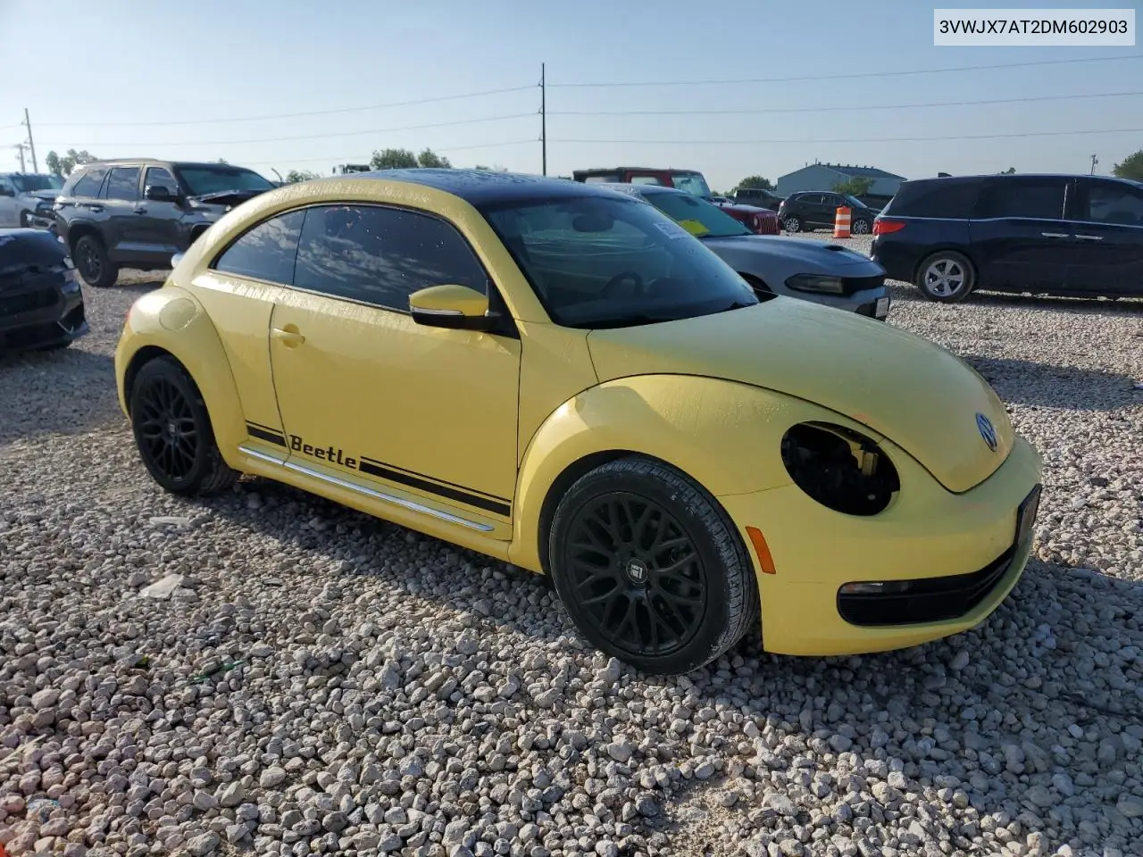 2013 Volkswagen Beetle VIN: 3VWJX7AT2DM602903 Lot: 56232935