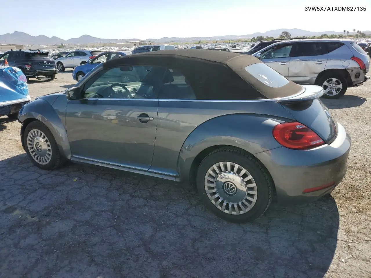 2013 Volkswagen Beetle VIN: 3VW5X7ATXDM827135 Lot: 56331205