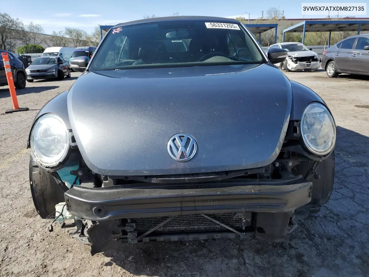 2013 Volkswagen Beetle VIN: 3VW5X7ATXDM827135 Lot: 56331205