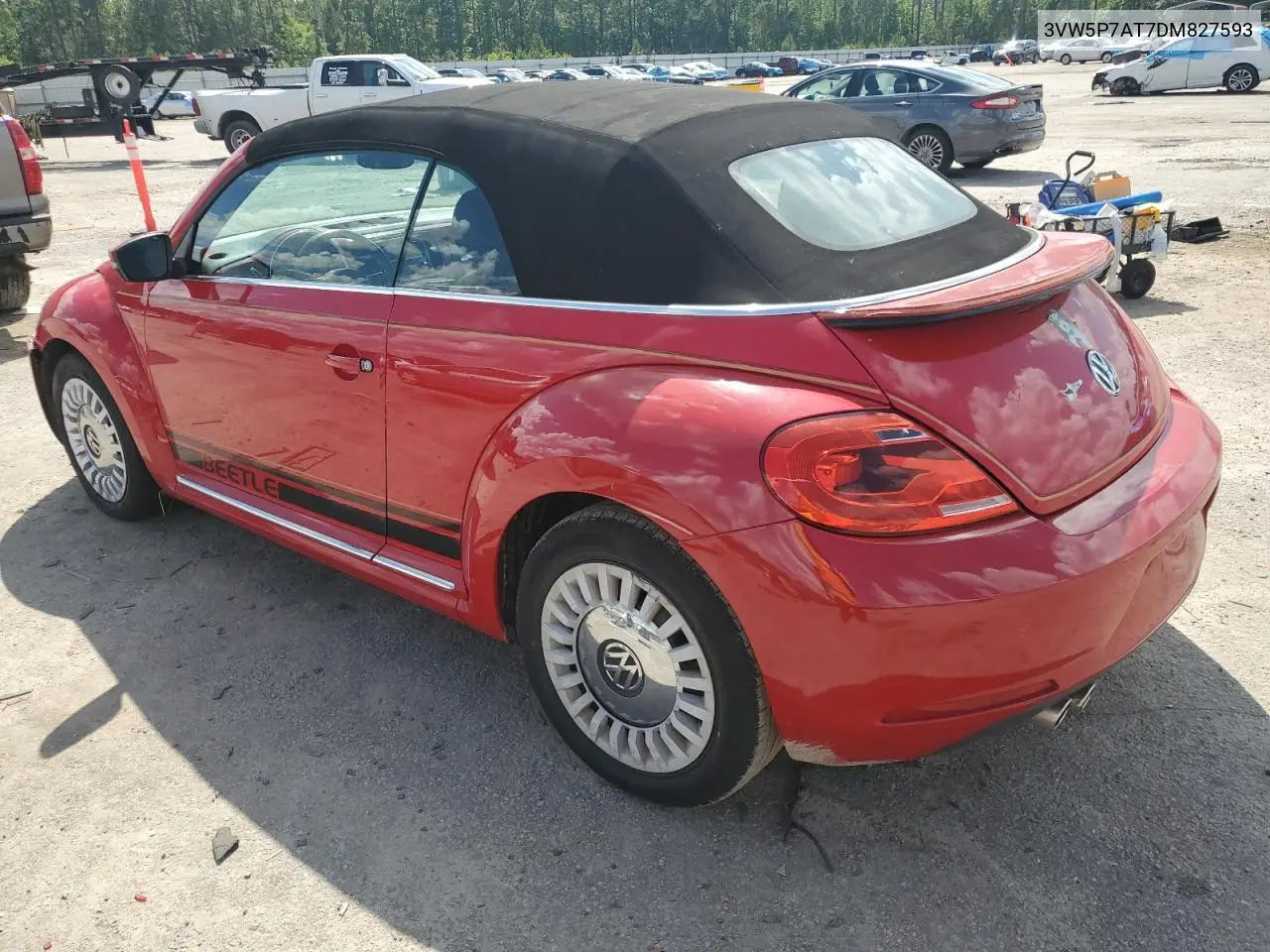 2013 Volkswagen Beetle VIN: 3VW5P7AT7DM827593 Lot: 56354885