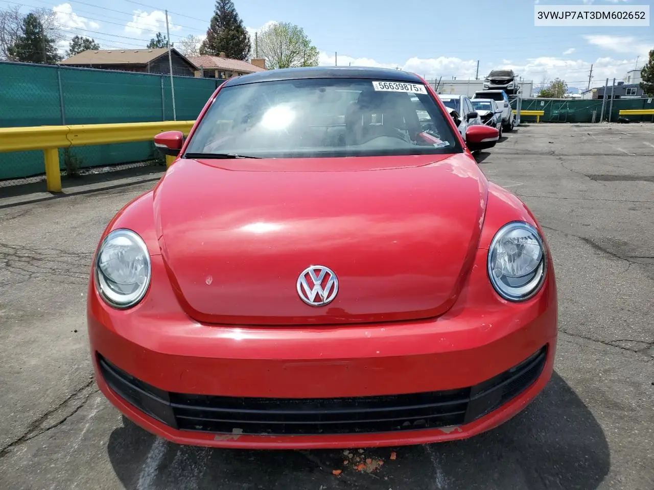 2013 Volkswagen Beetle VIN: 3VWJP7AT3DM602652 Lot: 56639875