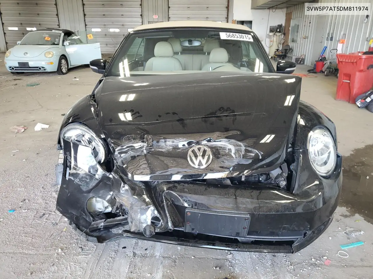 2013 Volkswagen Beetle VIN: 3VW5P7AT5DM811974 Lot: 56853015