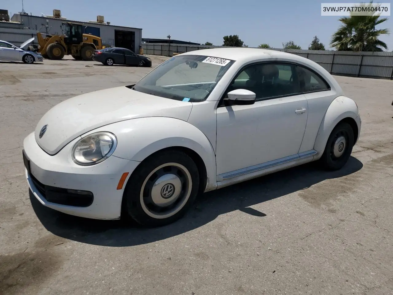 2013 Volkswagen Beetle VIN: 3VWJP7AT7DM604470 Lot: 61271265
