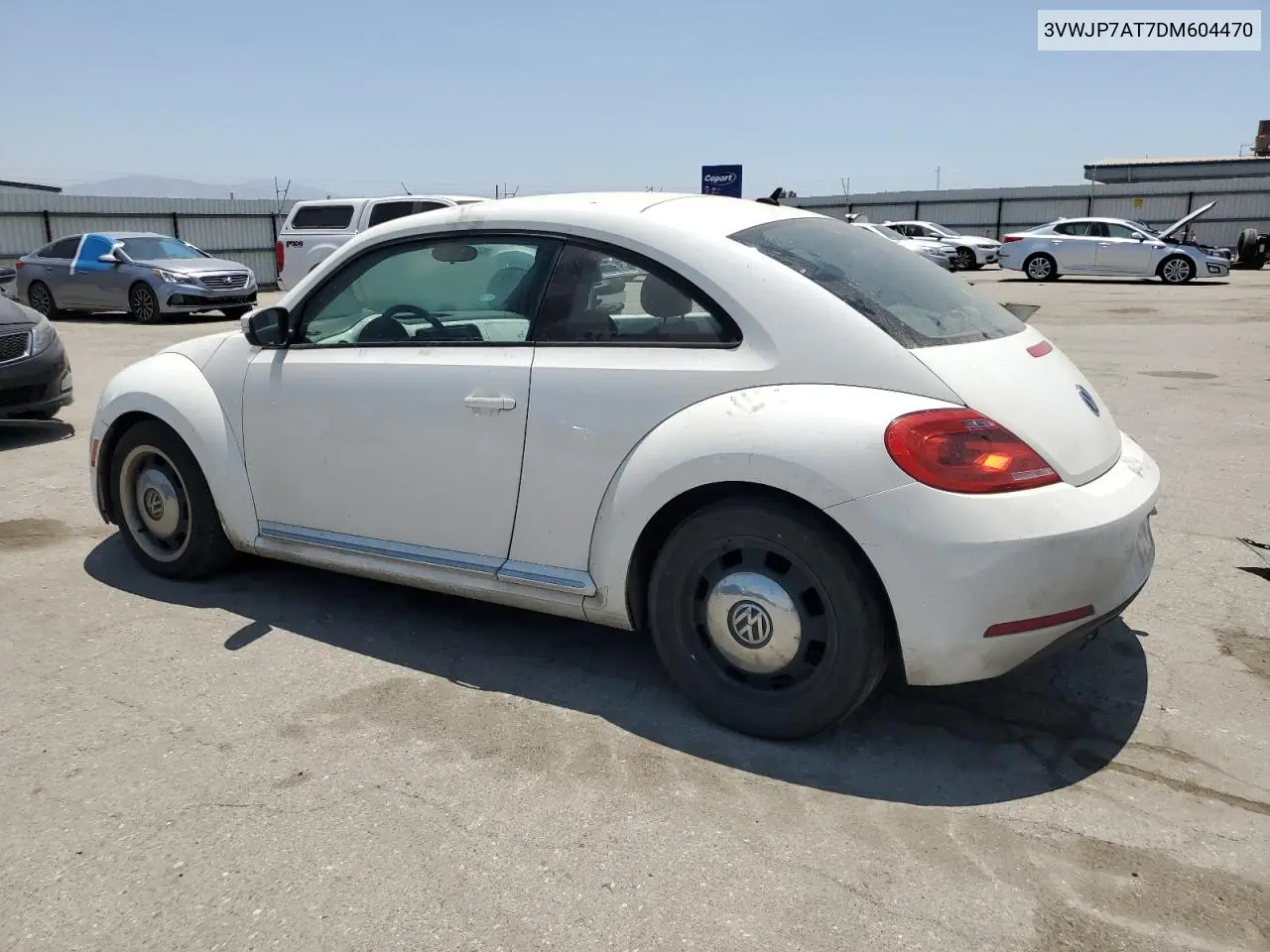 2013 Volkswagen Beetle VIN: 3VWJP7AT7DM604470 Lot: 61271265