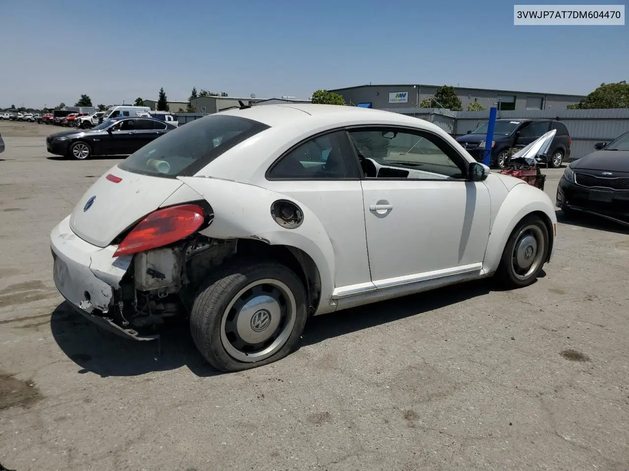 2013 Volkswagen Beetle VIN: 3VWJP7AT7DM604470 Lot: 61271265