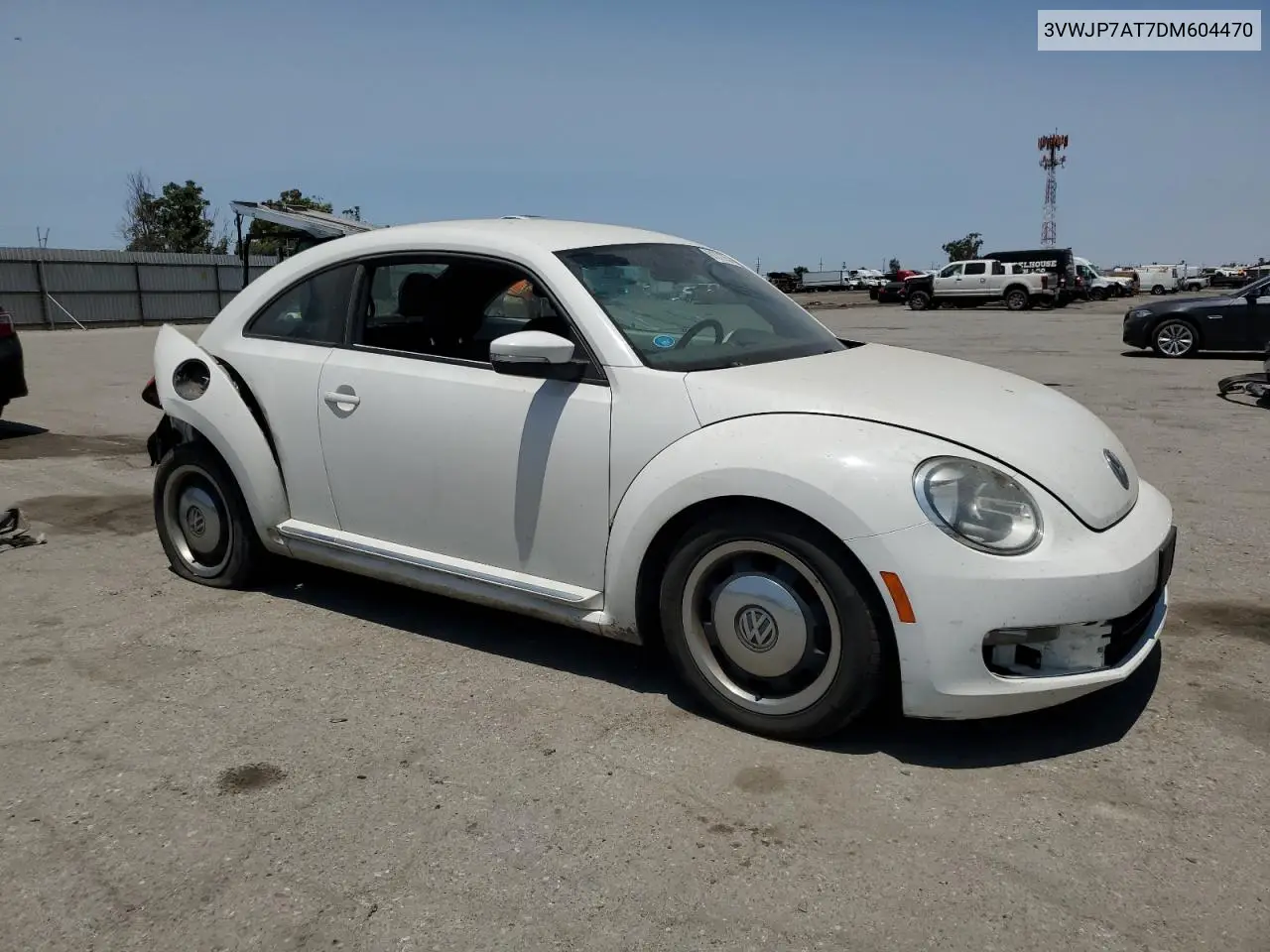 2013 Volkswagen Beetle VIN: 3VWJP7AT7DM604470 Lot: 61271265