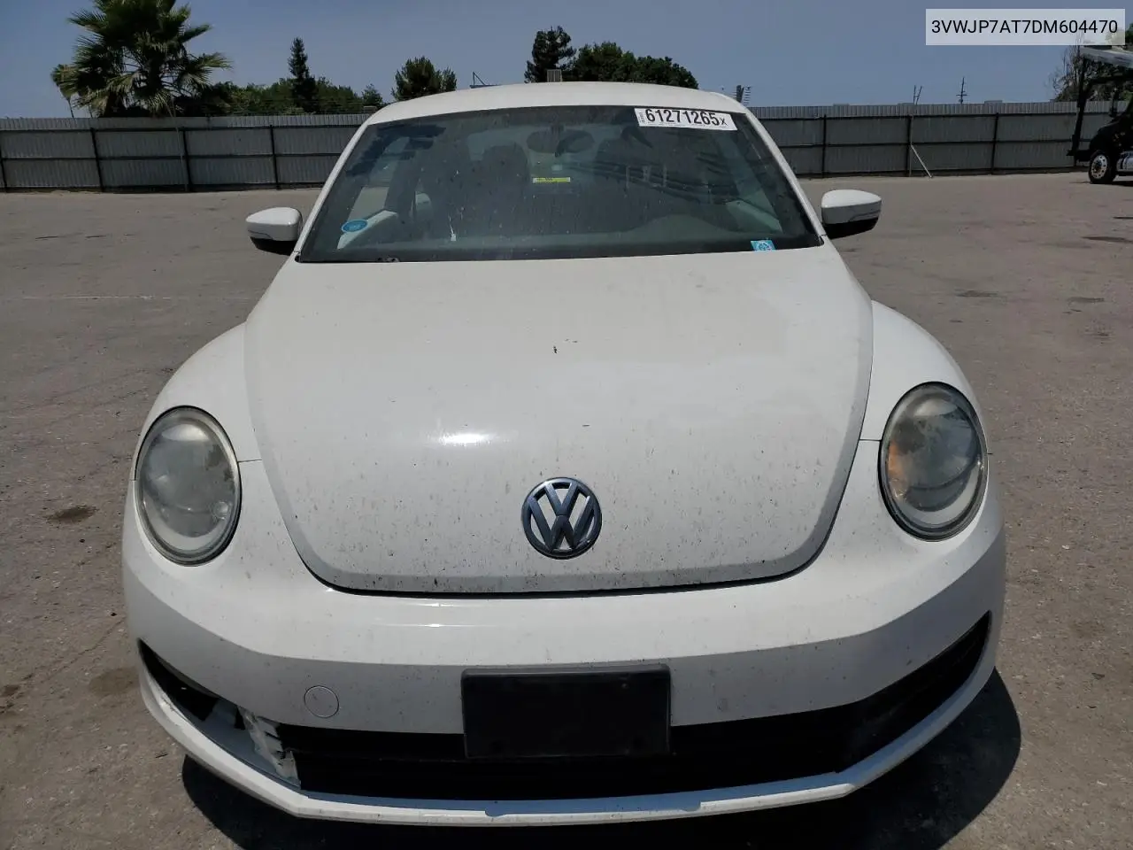 2013 Volkswagen Beetle VIN: 3VWJP7AT7DM604470 Lot: 61271265