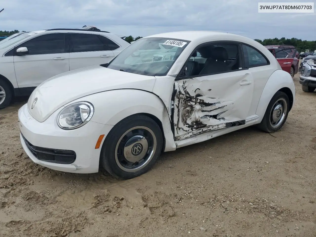 2013 Volkswagen Beetle VIN: 3VWJP7AT8DM607703 Lot: 61484185