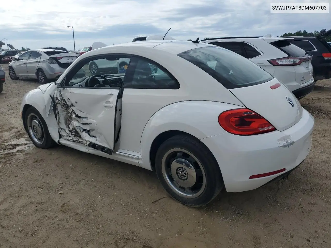 2013 Volkswagen Beetle VIN: 3VWJP7AT8DM607703 Lot: 61484185