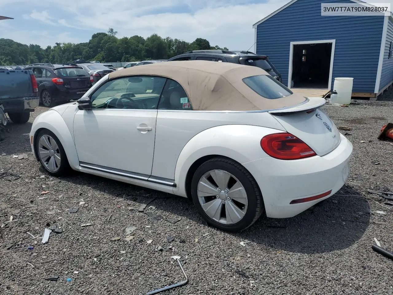 2013 Volkswagen Beetle Turbo VIN: 3VW7T7AT9DM828037 Lot: 61591925