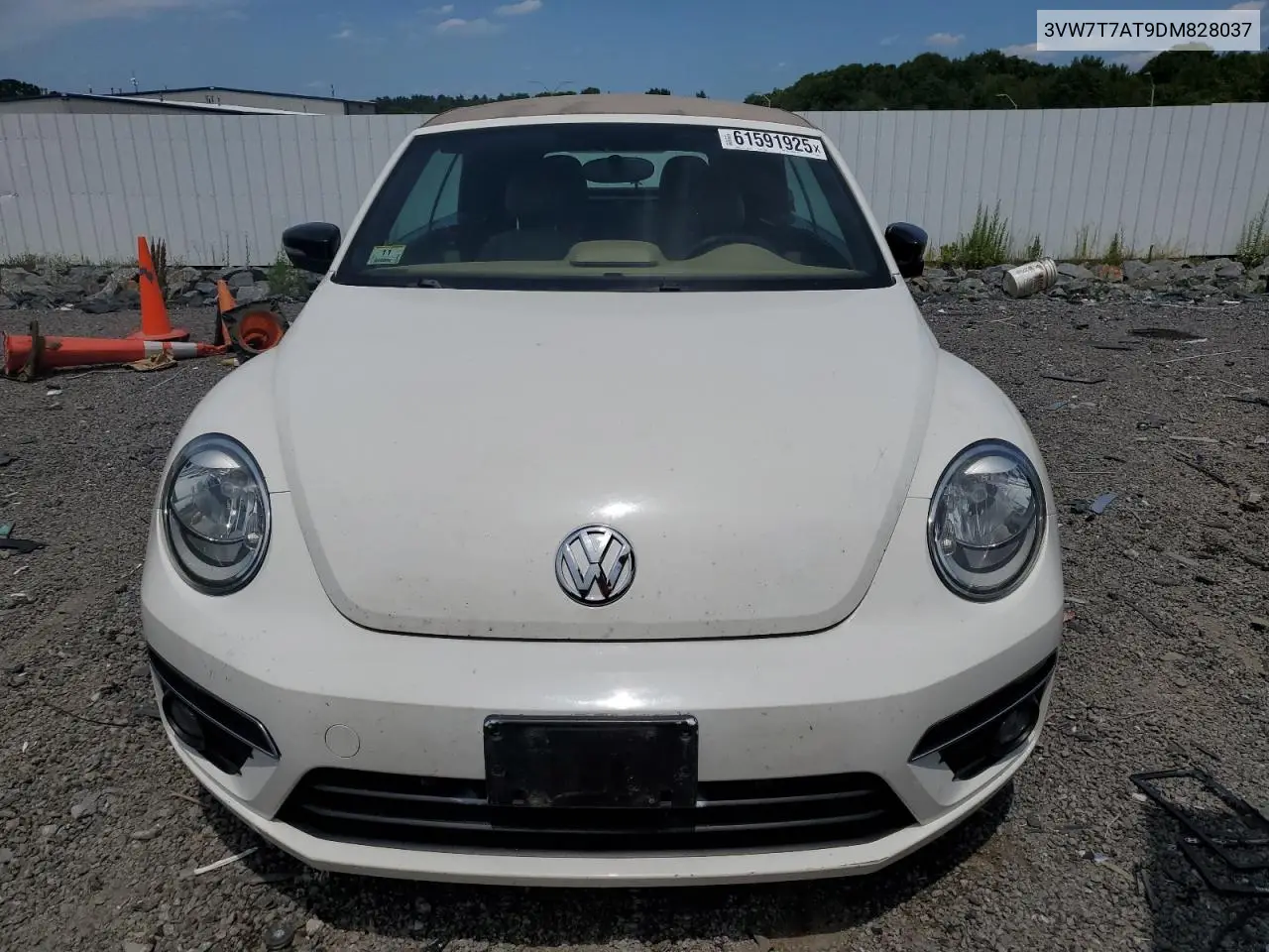 2013 Volkswagen Beetle Turbo VIN: 3VW7T7AT9DM828037 Lot: 61591925