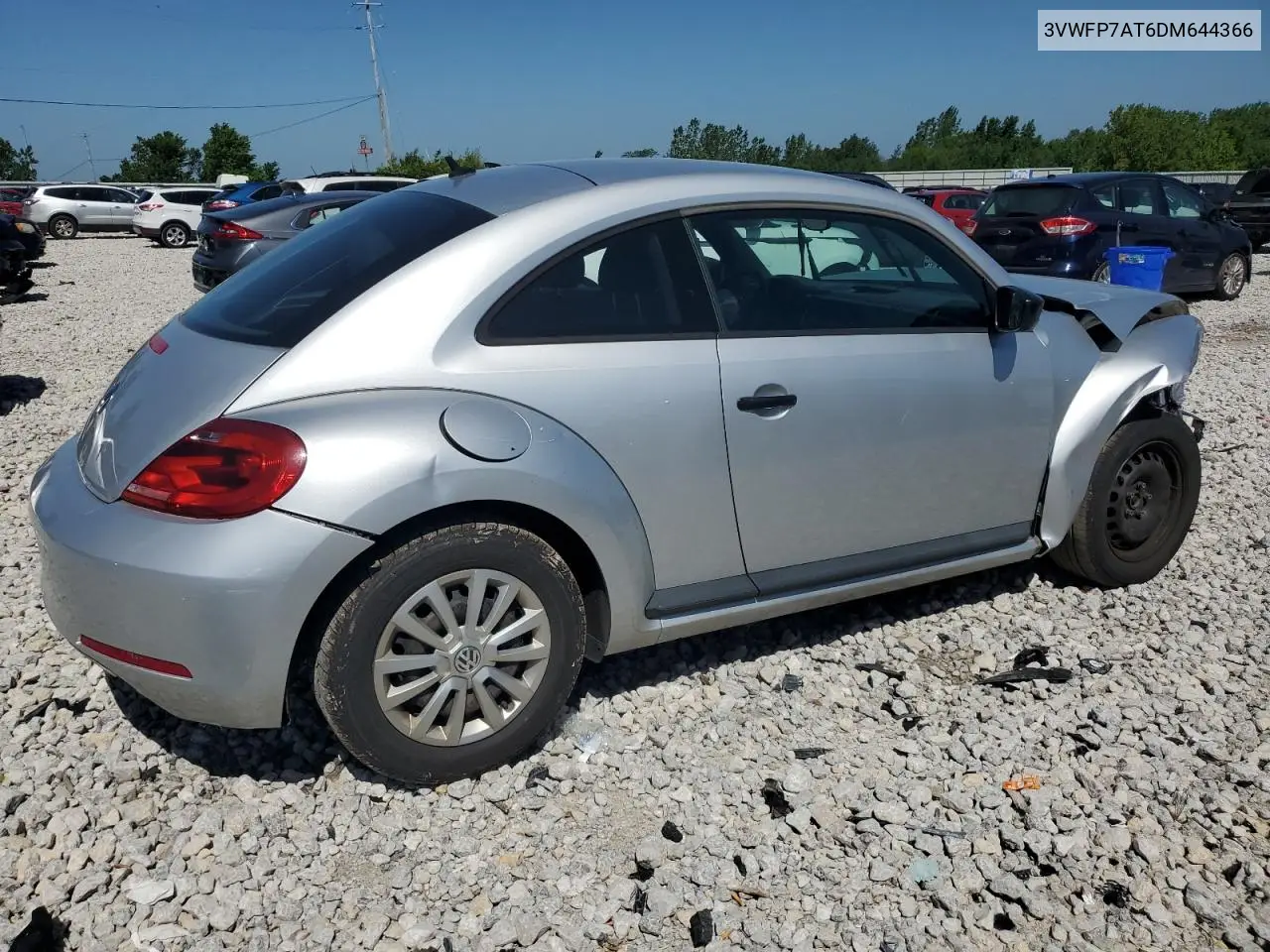 2013 Volkswagen Beetle VIN: 3VWFP7AT6DM644366 Lot: 62001375