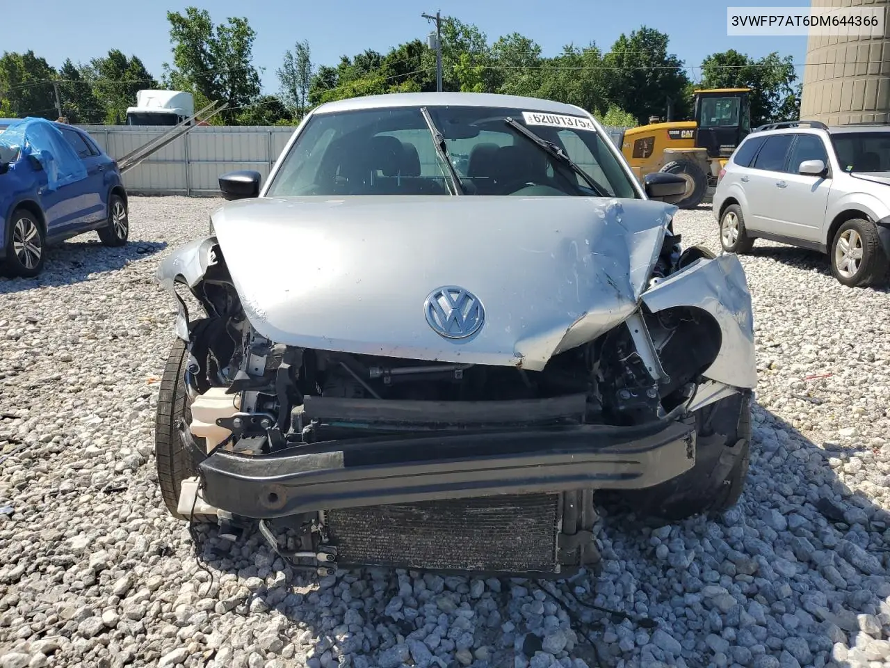 2013 Volkswagen Beetle VIN: 3VWFP7AT6DM644366 Lot: 62001375