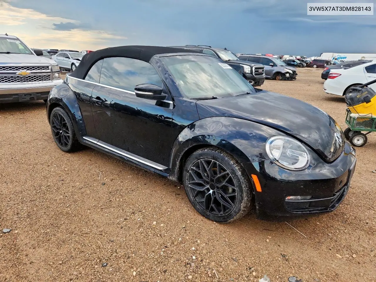 2013 Volkswagen Beetle VIN: 3VW5X7AT3DM828143 Lot: 62330745